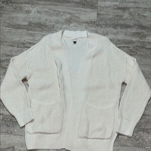 Universal Thread White Knit Cardigan Sweater XS